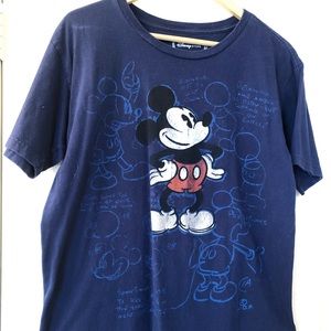 TWO Mickey Mouse Disney T-Shirts